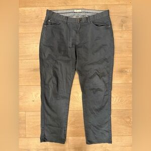 Peter Millar Crown Signature Sateen Classic Fit Pants 36x28 Nav Blue